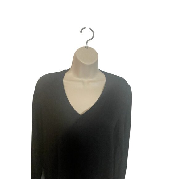 BANANA REPUBLIC Women's Size XL Forever Pullover Sweater in Black - Picture 4 of 10